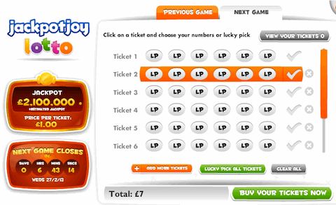 Jackpotjoy Lottery